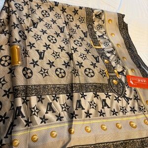 NWT WOMEN’S STYLISH FASHION SILKY LONG SCARF or Bathing Suit Wrap 6ft